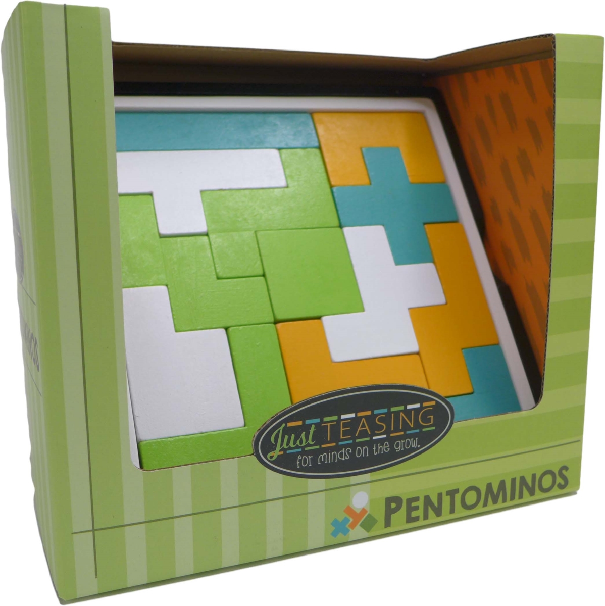 Jt002 7.5 In. Pentomino Brain Teaser Puzzle, Assorted Color