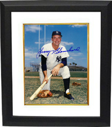 Ctbl-bw16607 8 X 10 Johnny Blanchard Signed New York Yankees Photo Frame - On Knee Deceased