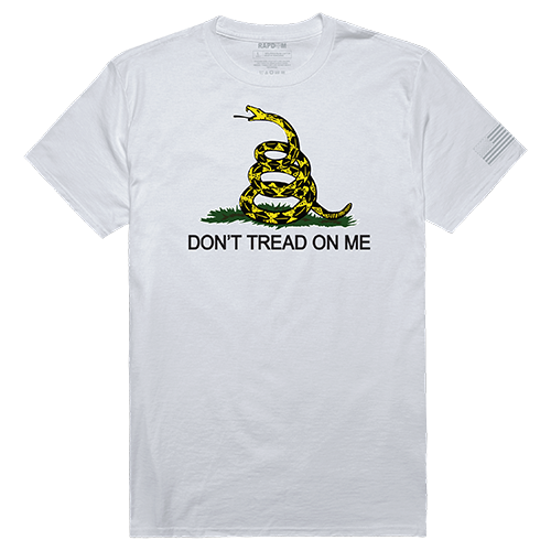 Gadsden Tactical Graphic T-shirt, White - Extra Large