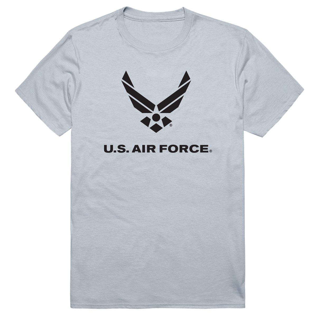 UPC 019812432732 product image for AM5-AF5-SIL-04 Basic Military US Air Force 5 Short Sleeve T-Shirt, Silver -  | upcitemdb.com