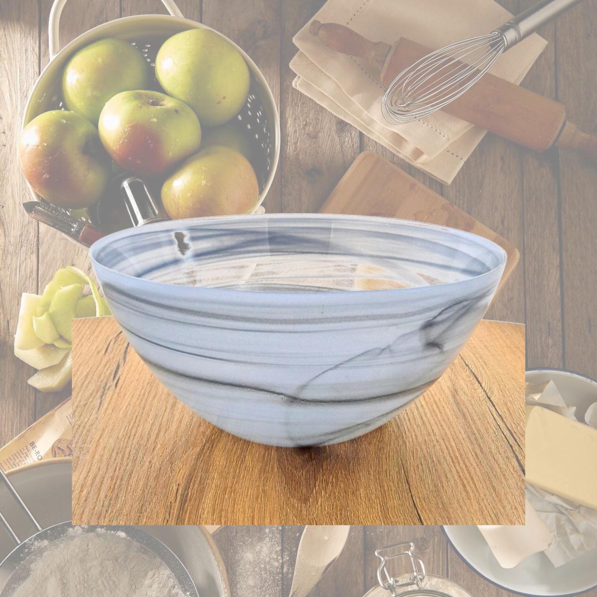 Picture of Red Pomegranate Collection 0814-7 10 in. Nuage Serving Bowl, Graphite