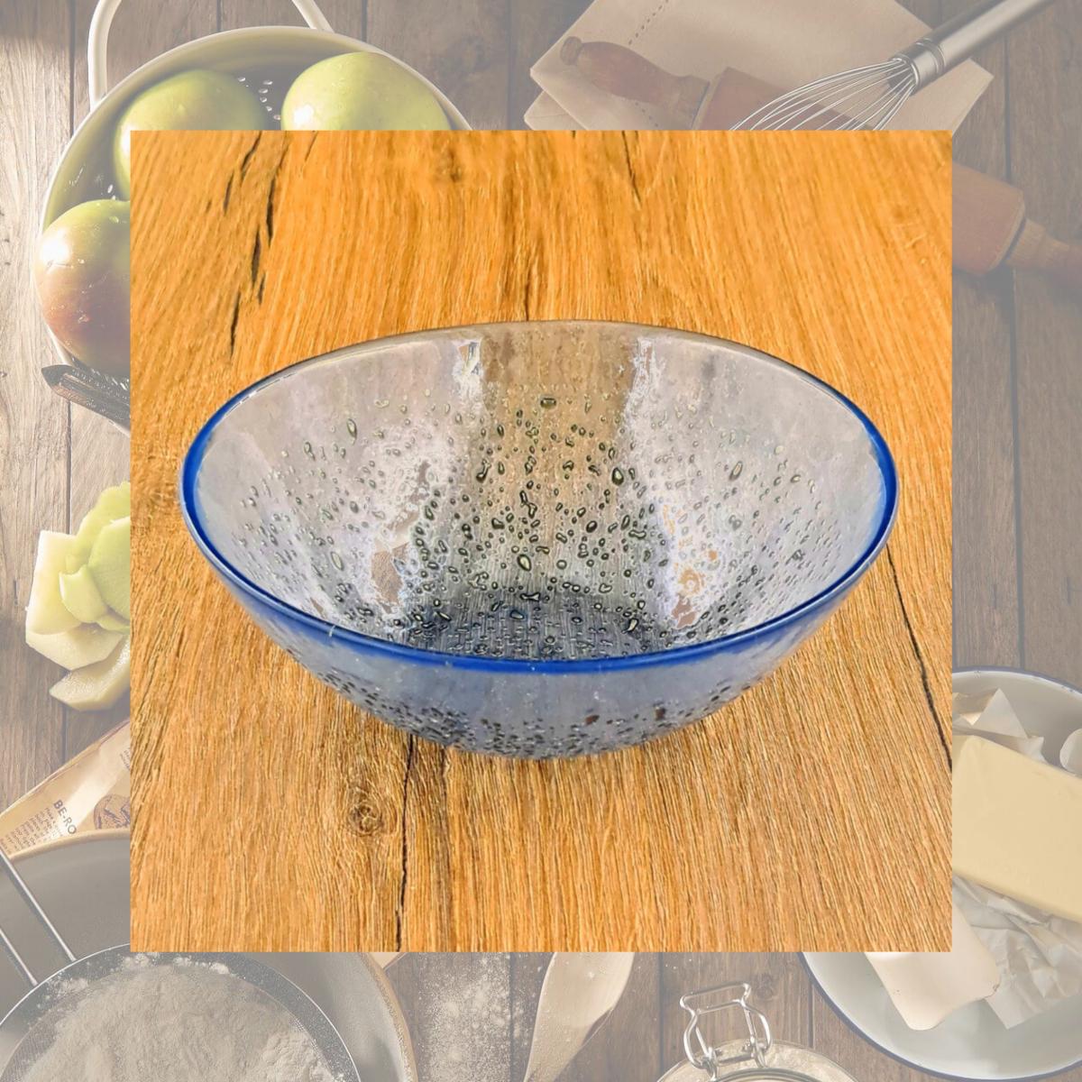 Picture of Red Pomegranate Collection 4963-7 6.5 in. Isla Soup Bowls, Indigo & Bronze - Set of 4