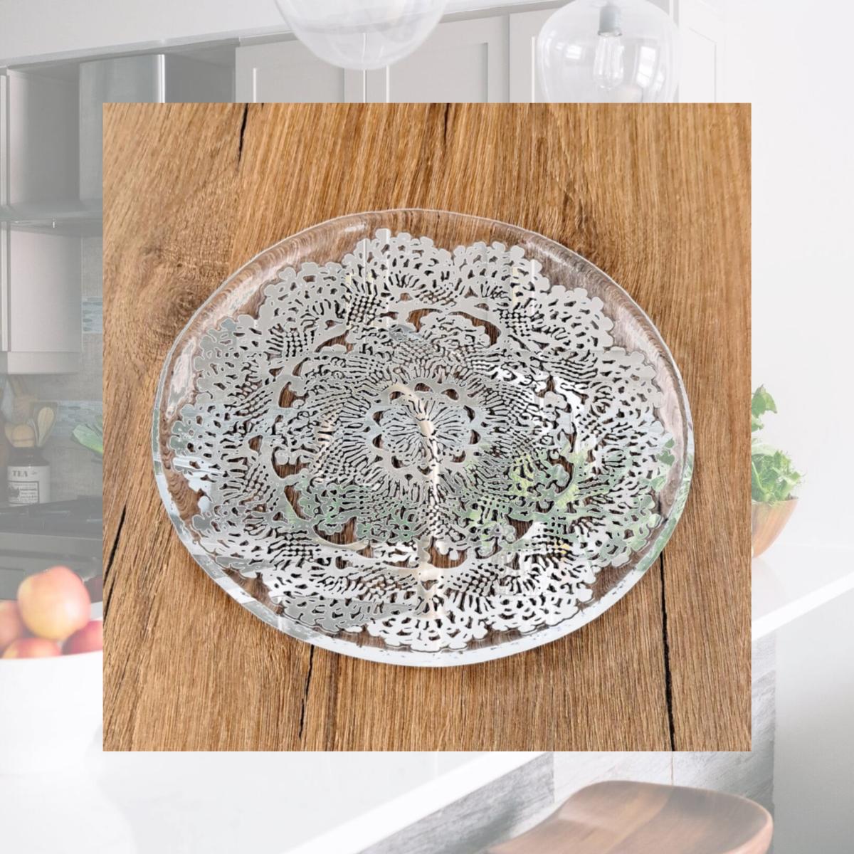 Picture of Red Pomegranate Collection 7051-0 8.25 in. Lille Salad Plate