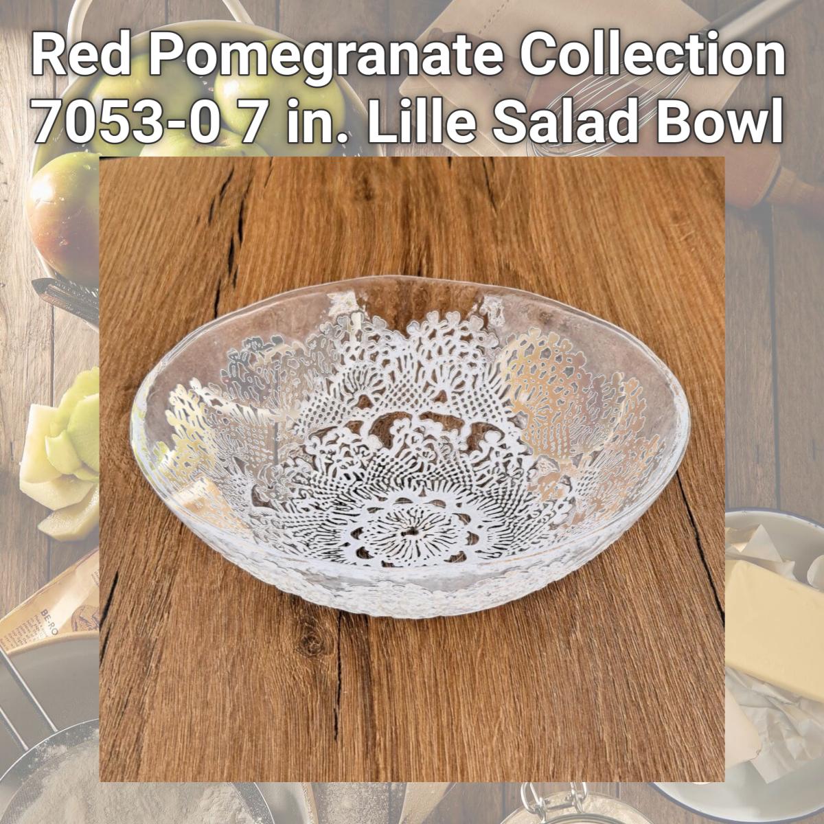 Picture of Red Pomegranate Collection 7053-0 7 in. Lille Salad Bowl