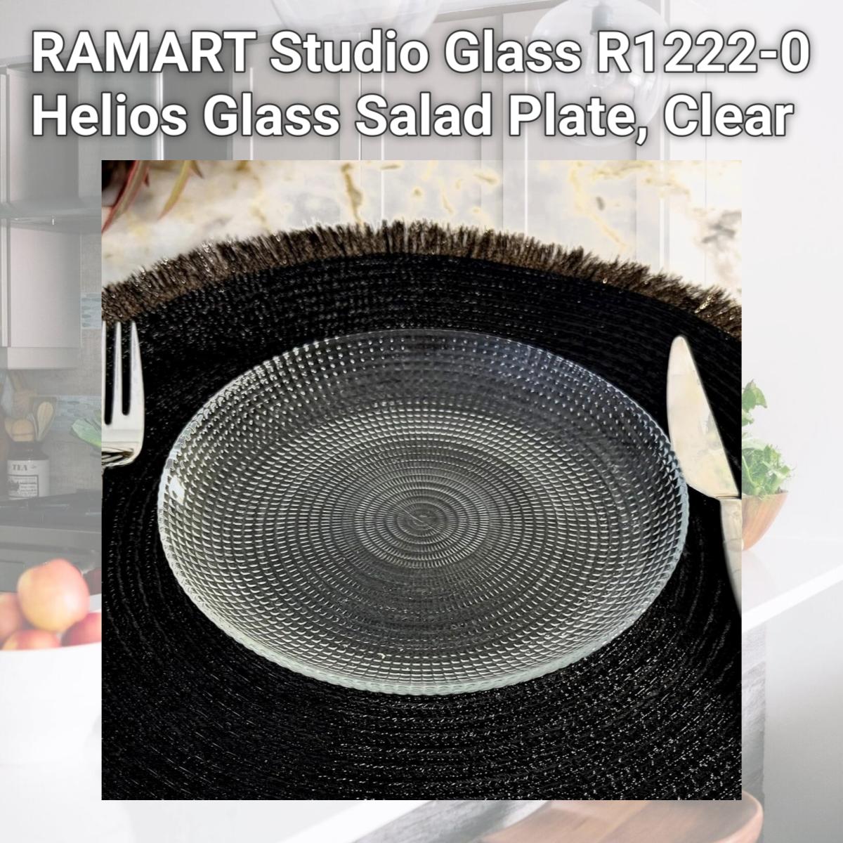 Picture of RAMART Studio Glass R1222-0 Helios Glass Salad Plate, Clear