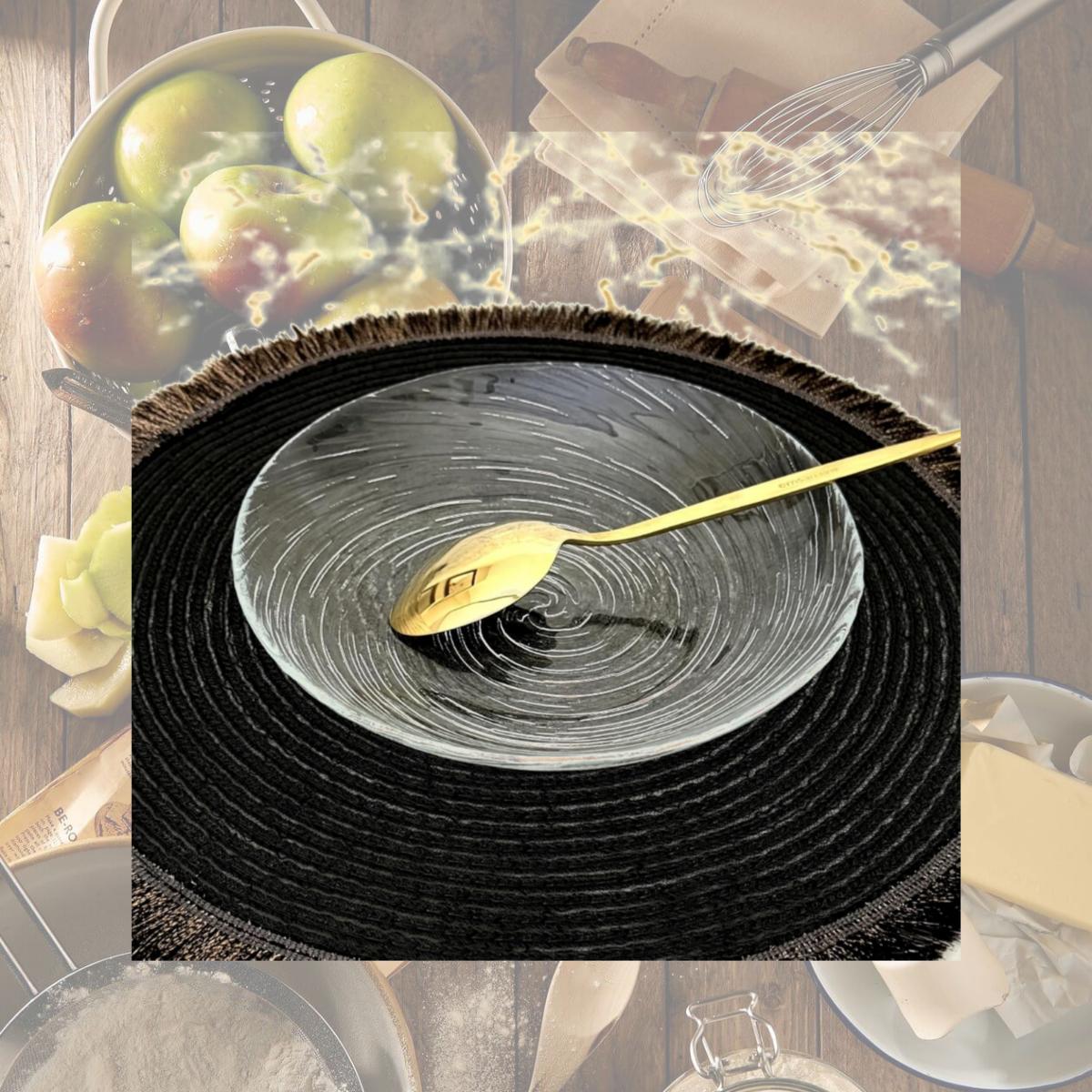 Picture of RAMART Studio Glass R1634-0 Volute Glass Soup Plate, Clear - Set of 6