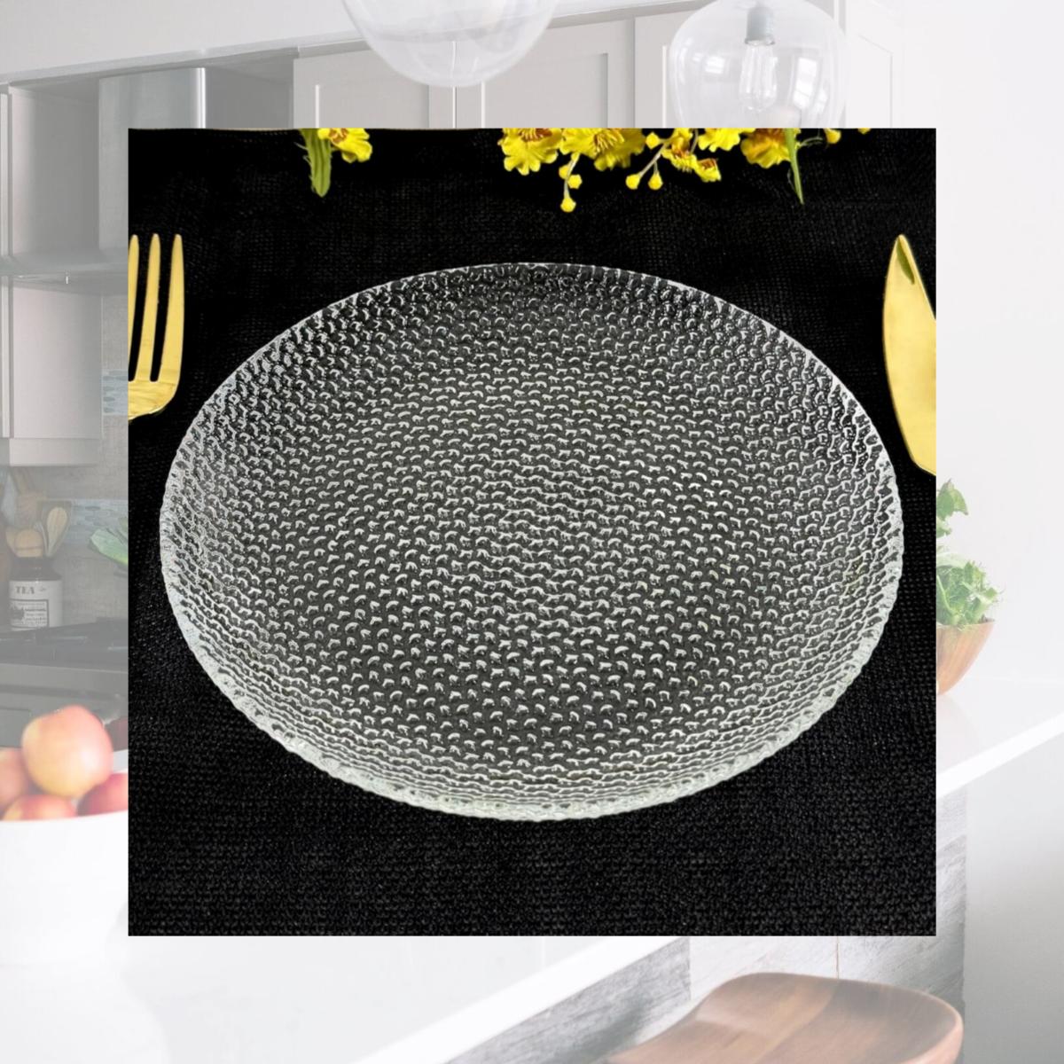 Picture of RAMART Studio Glass R1442-0 Cabana Glass Salad Plate, Clear - Set of 4