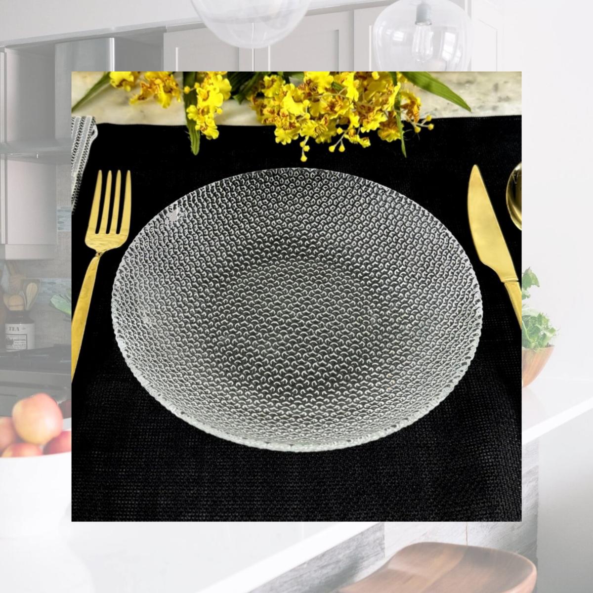 Picture of RAMART Studio Glass R1644-0 Cabana Glass Soup Plate, Clear - Set of 6