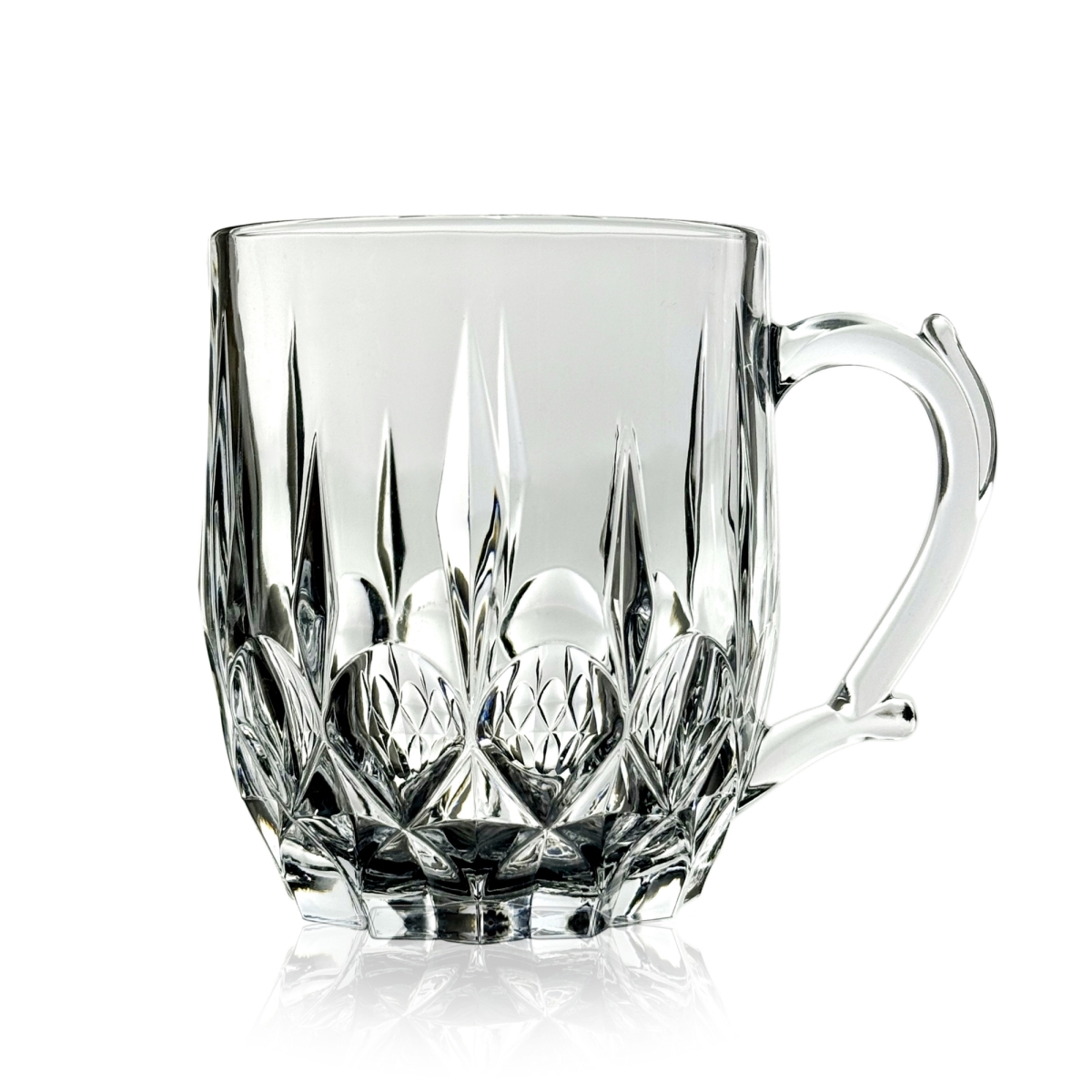 Picture of Ramart Studio Glass R1101-0 13 oz Fiora Glass Mug - Set of 4