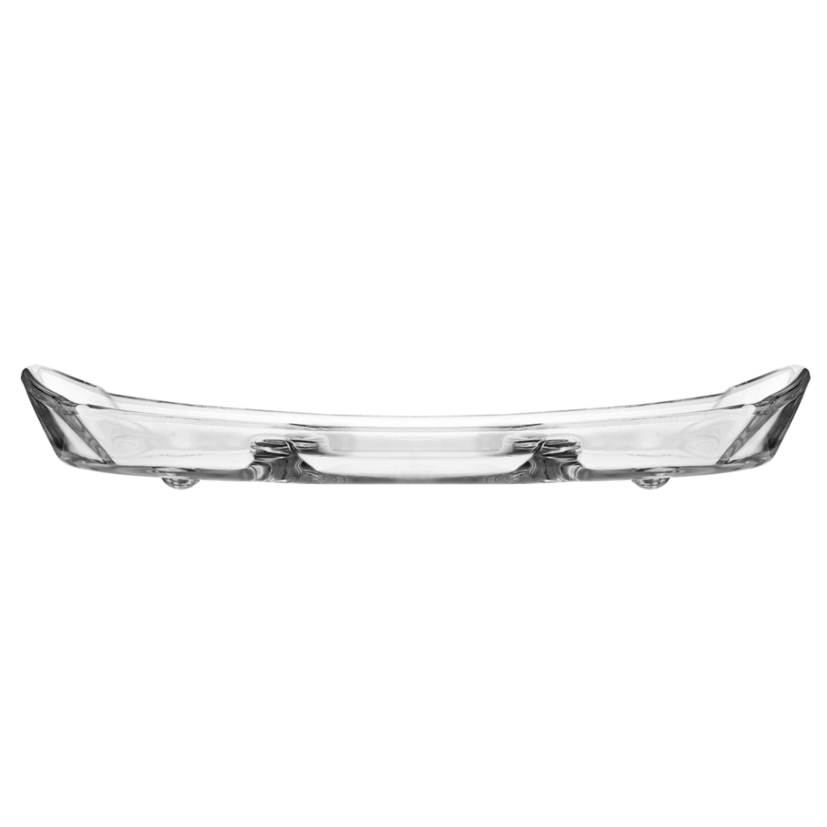 Picture of Ramart Studio Glass R1332-0 12 in. Prima Oblong Glass 3 Section Tray
