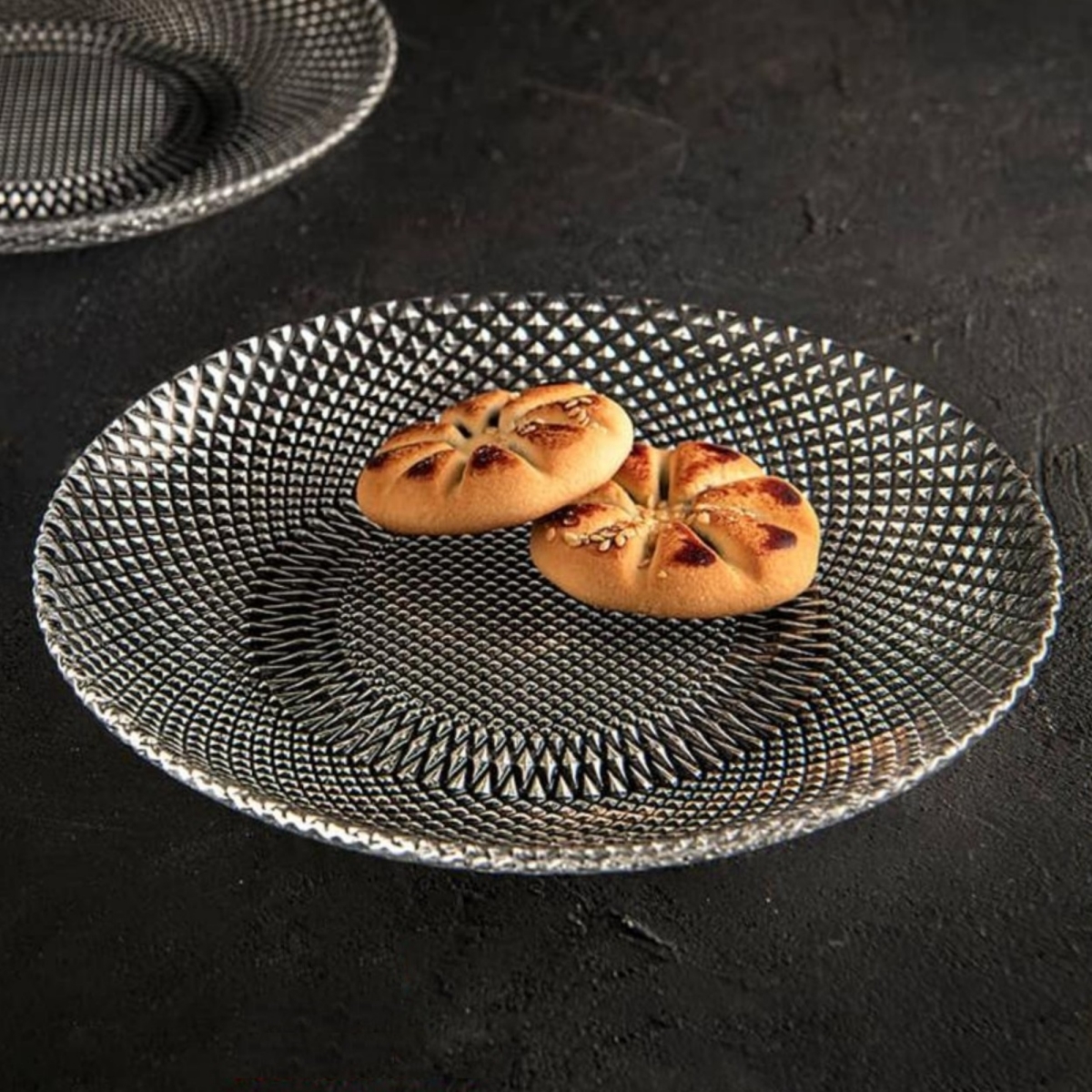 Picture of Ramart Studio Glass R1712-0 7.5 in. Marquis Salad Plate Set