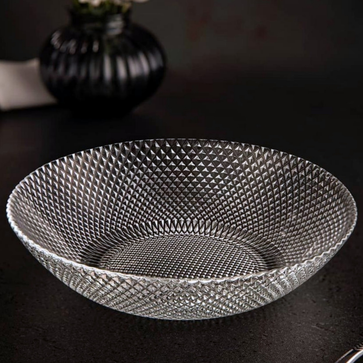 Picture of Ramart Studio Glass R1714-0 8 in. Marquis Soup Plate Set
