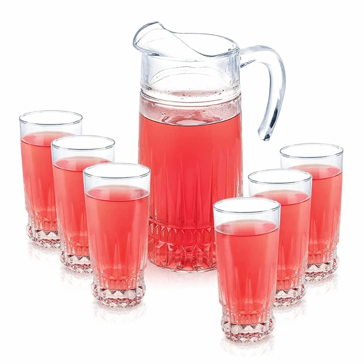 Picture of Ramart Studio Glass R1306-1 Roma Glass Entertaining Glasses & Pitcher - Set of 6