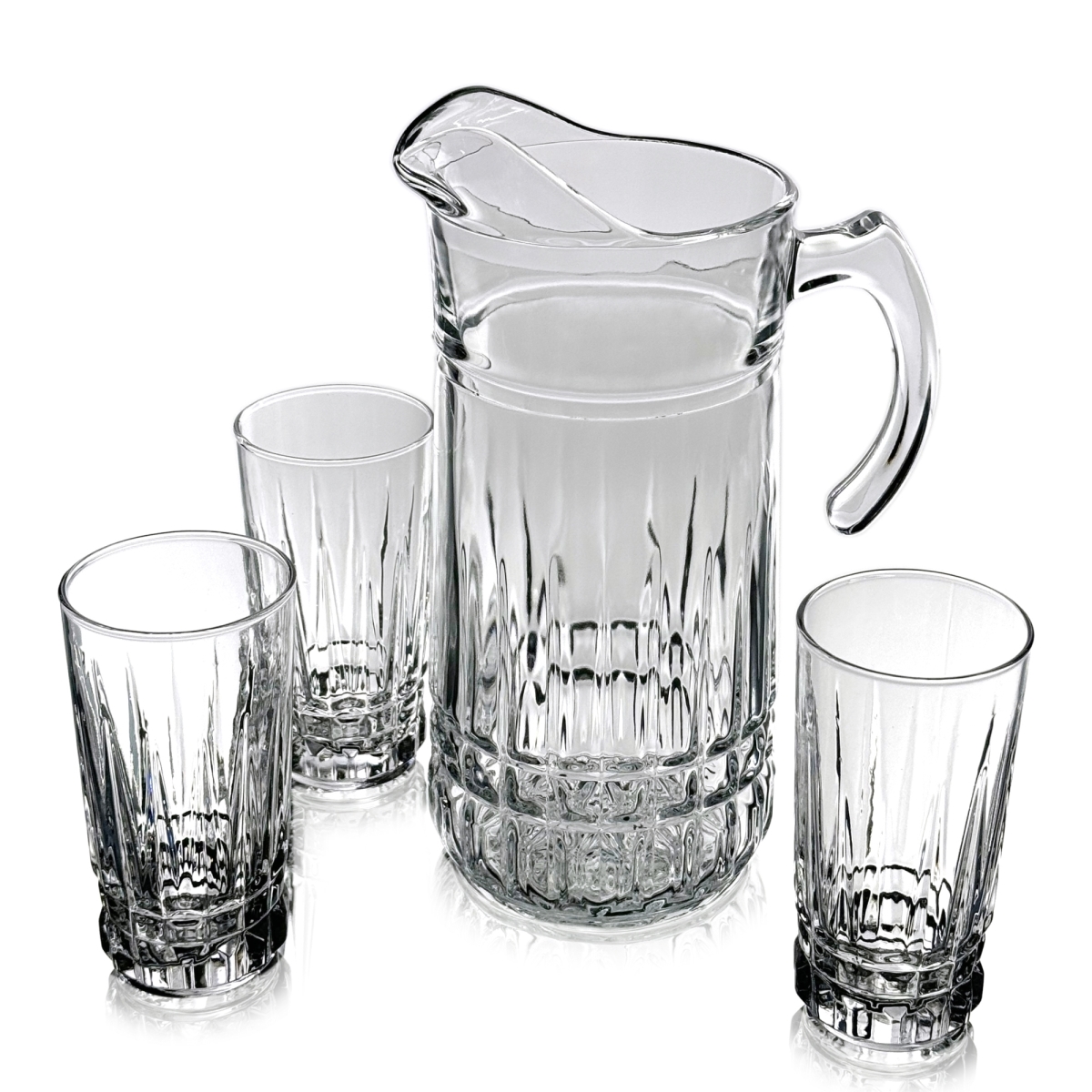 Picture of Ramart Studio Glass R1306-1 Roma Glass Entertaining Glasses & Pitcher - Set of 6