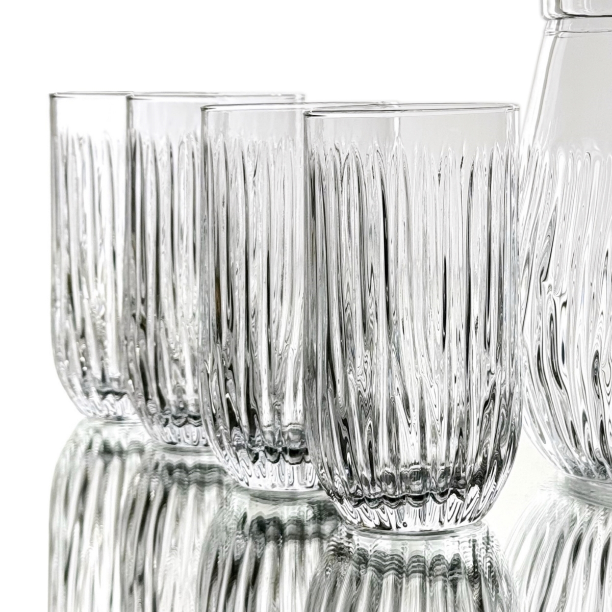 Picture of Ramart Studio Glass R1107-0 14 oz Cascata Glass Tumbler - Set of 6