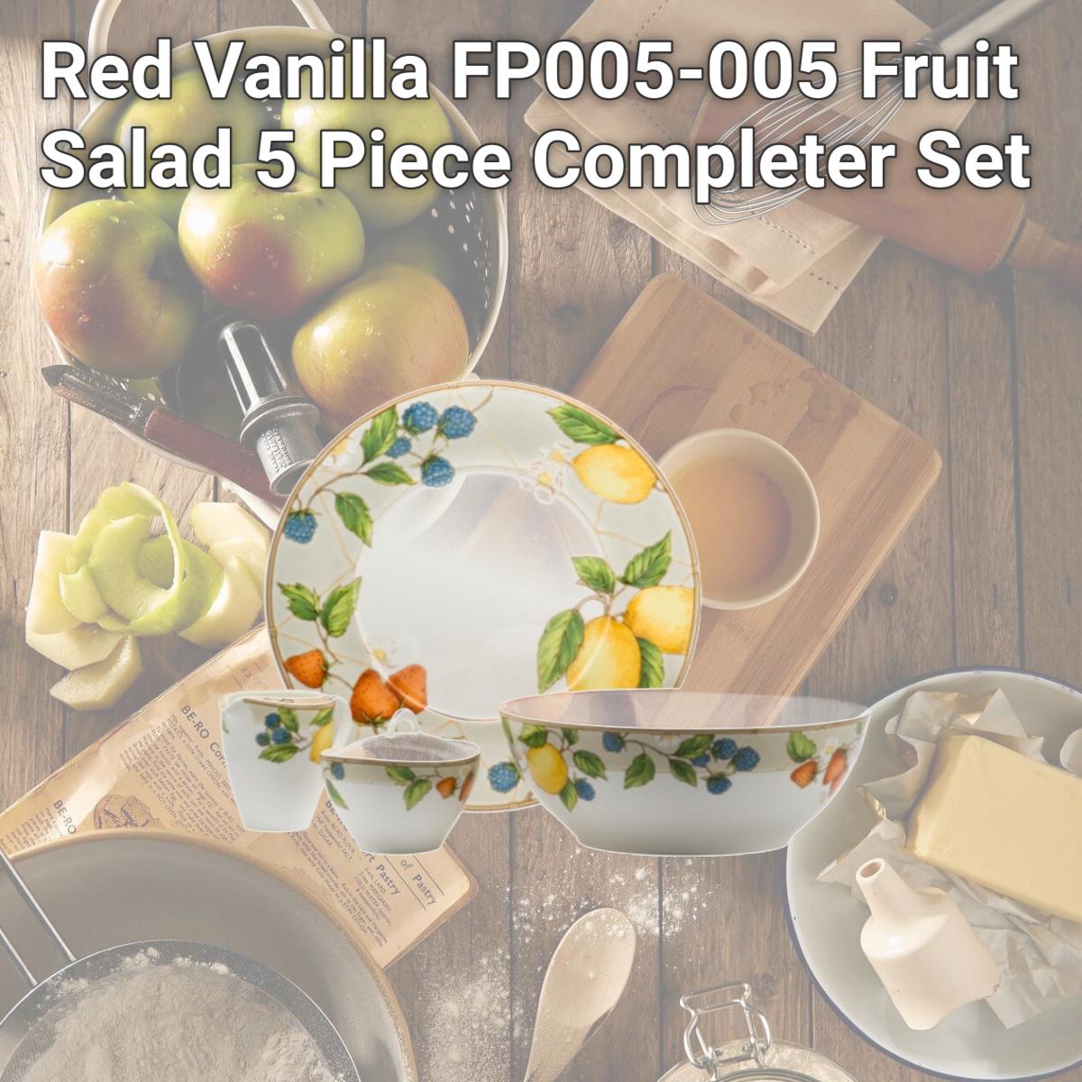 Picture of Red Vanilla FP005-005 Fruit Salad 5 Piece Completer Set