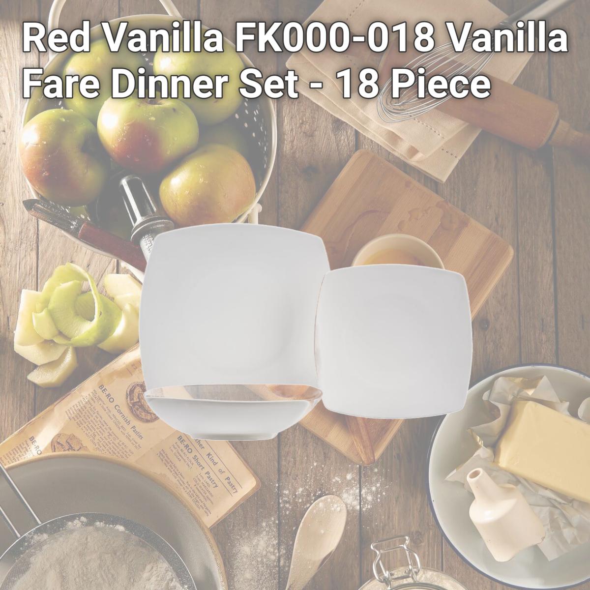 Picture of Red Vanilla FK000-018 Vanilla Fare Dinner Set - 18 Piece
