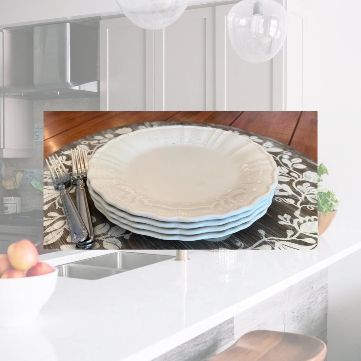 Picture of Red Vanilla IF900-402 8.75 in. Antique White Salad Plate - Set of 4