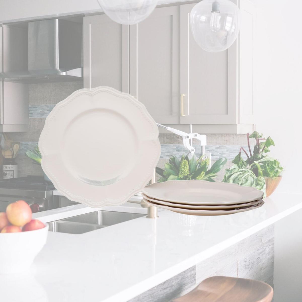 Picture of Red Vanilla FN900-401 11.25 in. Classic White Dinner Plates - Set of 4