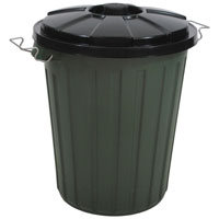 45 Ltr & 12 Gal Garbage Bin With Latch On Lid