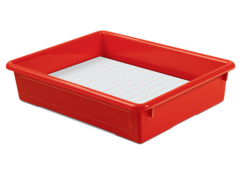 7427rd 12 Ltr & 3.2 Gal Heavy Duty Tray, Red