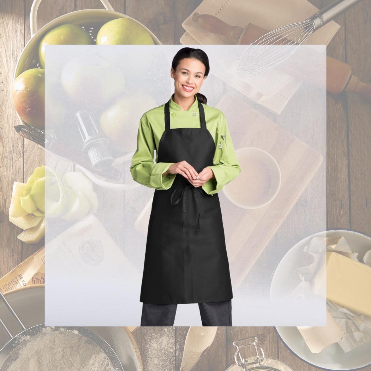 Picture of Rifz RUCTB3000BLK Twill Weave Apron, Black