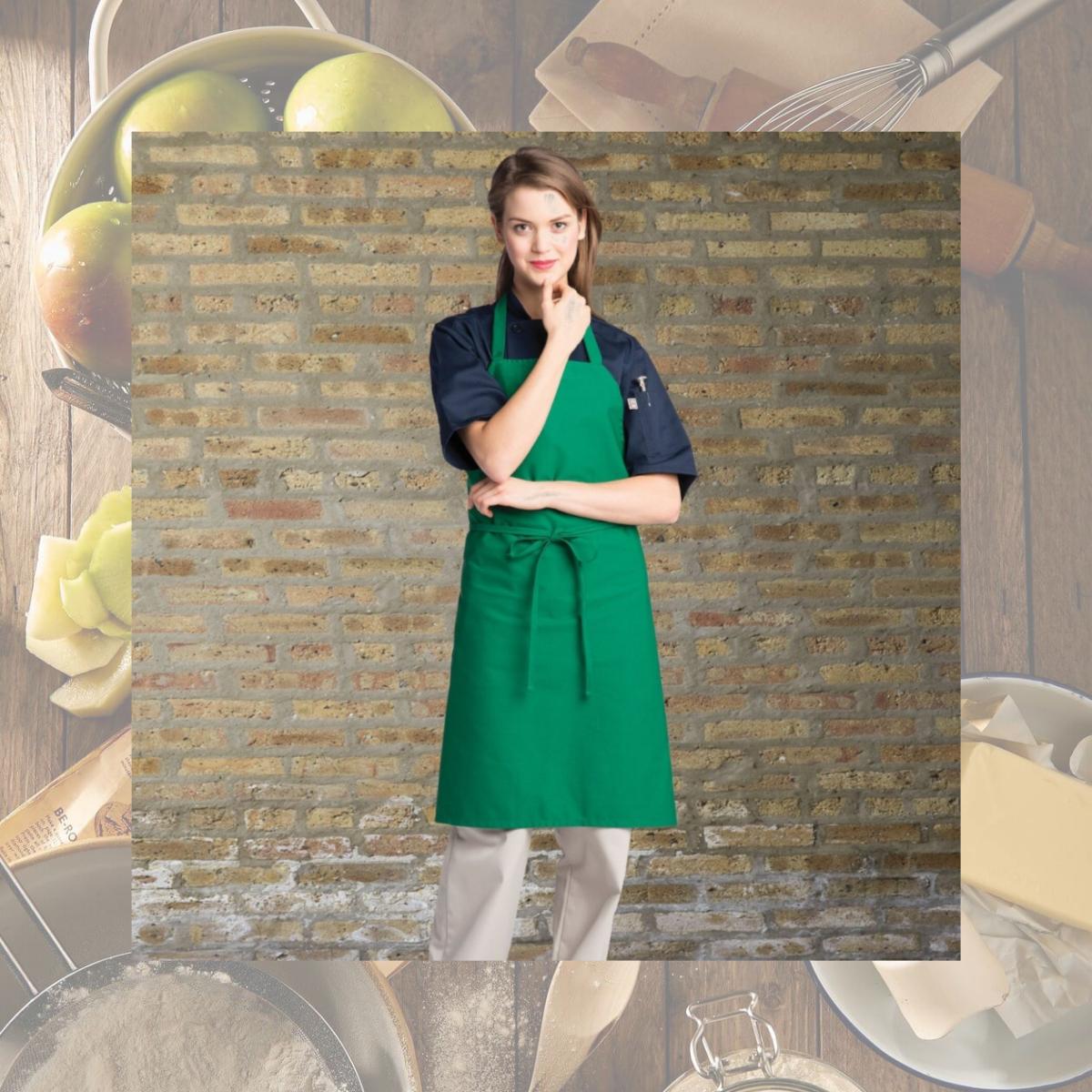 Picture of Rifz RUCTB3000GRN Twill Weave Apron, Green