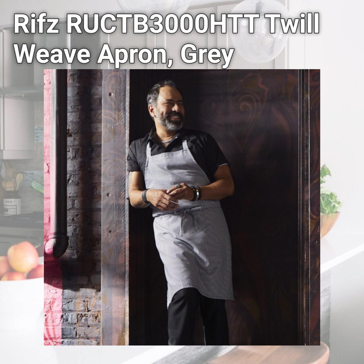 Picture of Rifz RUCTB3000HTT Twill Weave Apron, Grey
