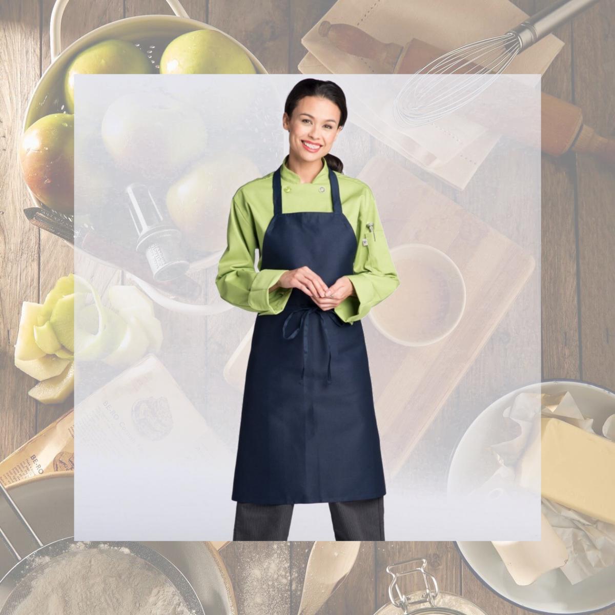 Picture of Rifz RUCTB3000NBL Twill Weave Apron, Navy Blue