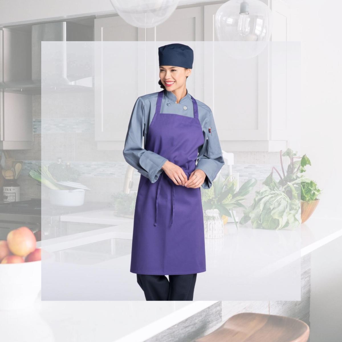 Picture of Rifz RUCTB3000PUR Twill Weave Apron, Purple
