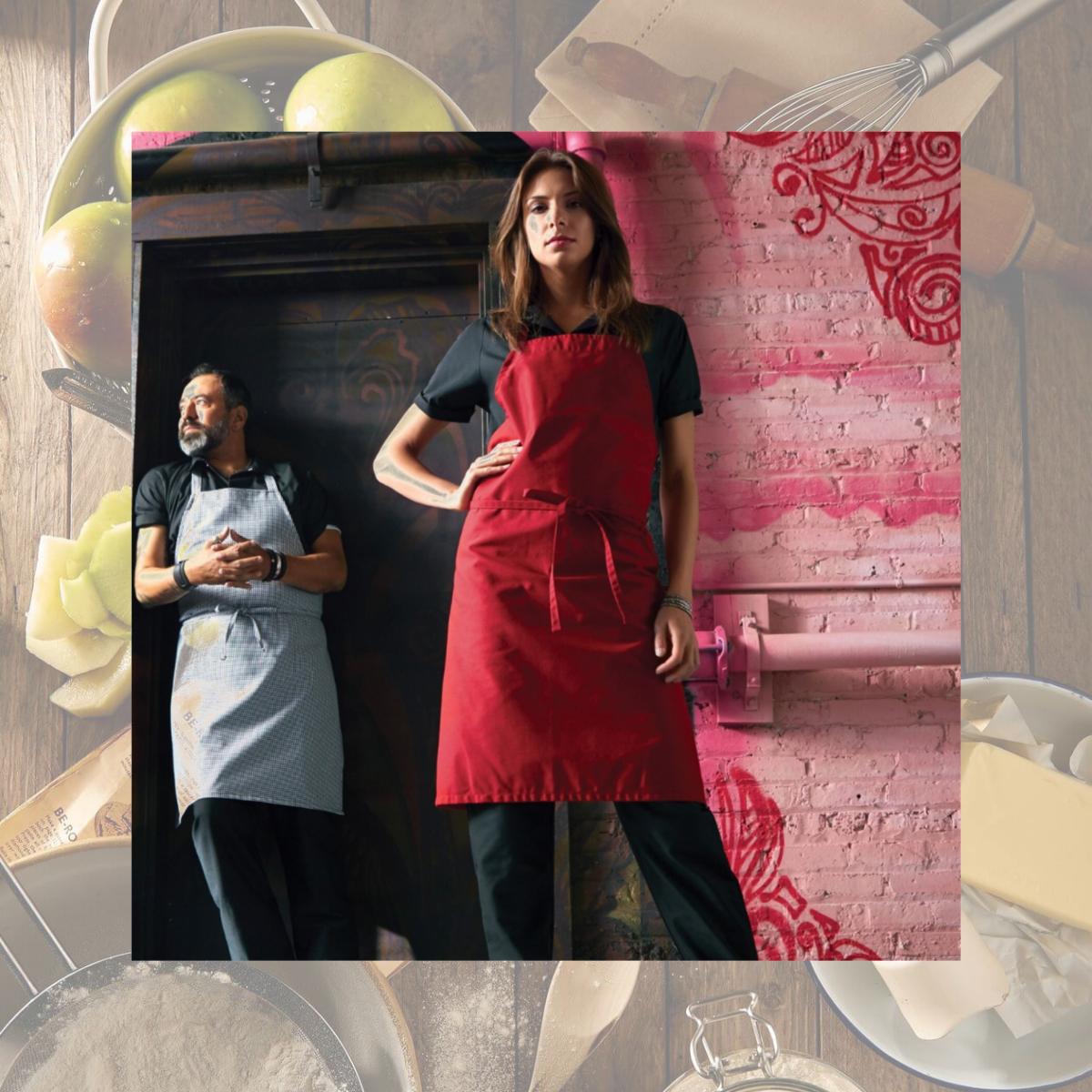 Picture of Rifz RUCTB3000RED Twill Weave Apron, Red