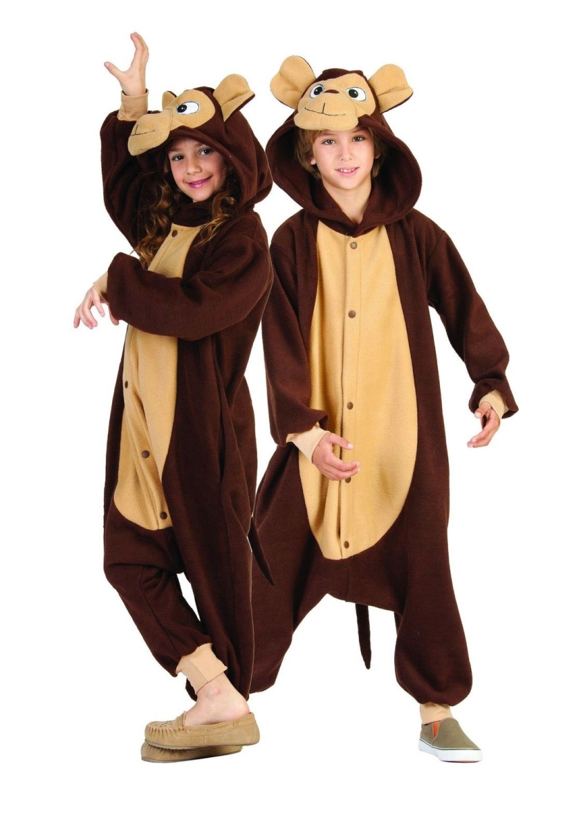 40220 Morgan The Monkey Funsies Child Costume - Camel Brown, Medium