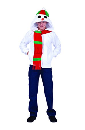 Snowman Hoodie - Adult Small