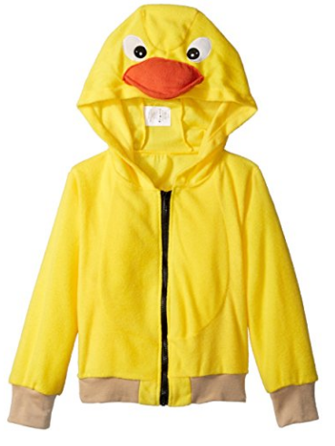 40531-s Tub Time Ducky Hoodie Child - Small