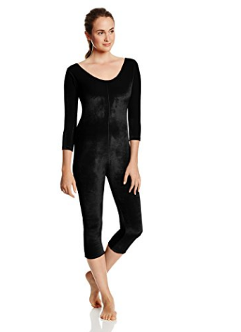 Unitard Velvet - Adult, Black