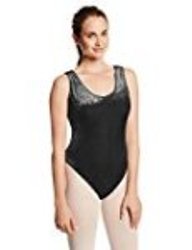 Leotard Velvet Adult Costume, Large - Black