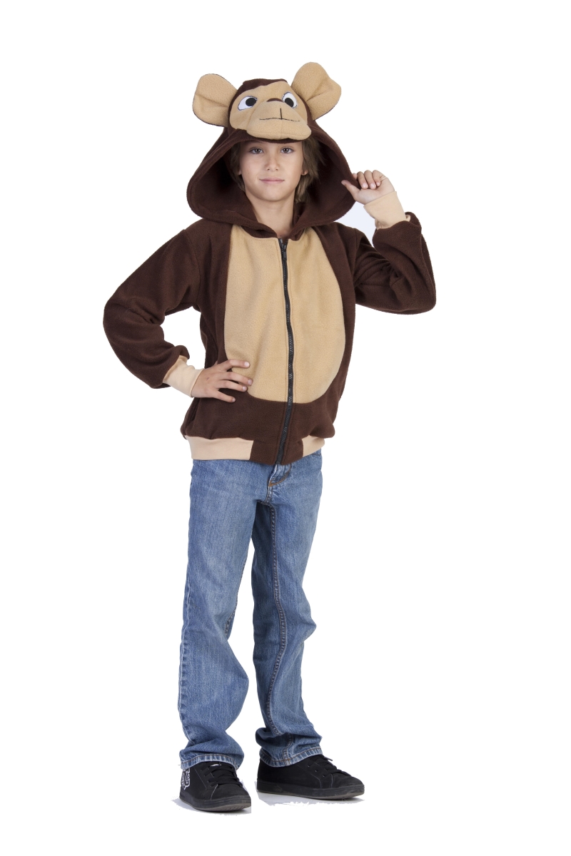 40520-l Morgan Monkey Hoodie Child Costume, Large