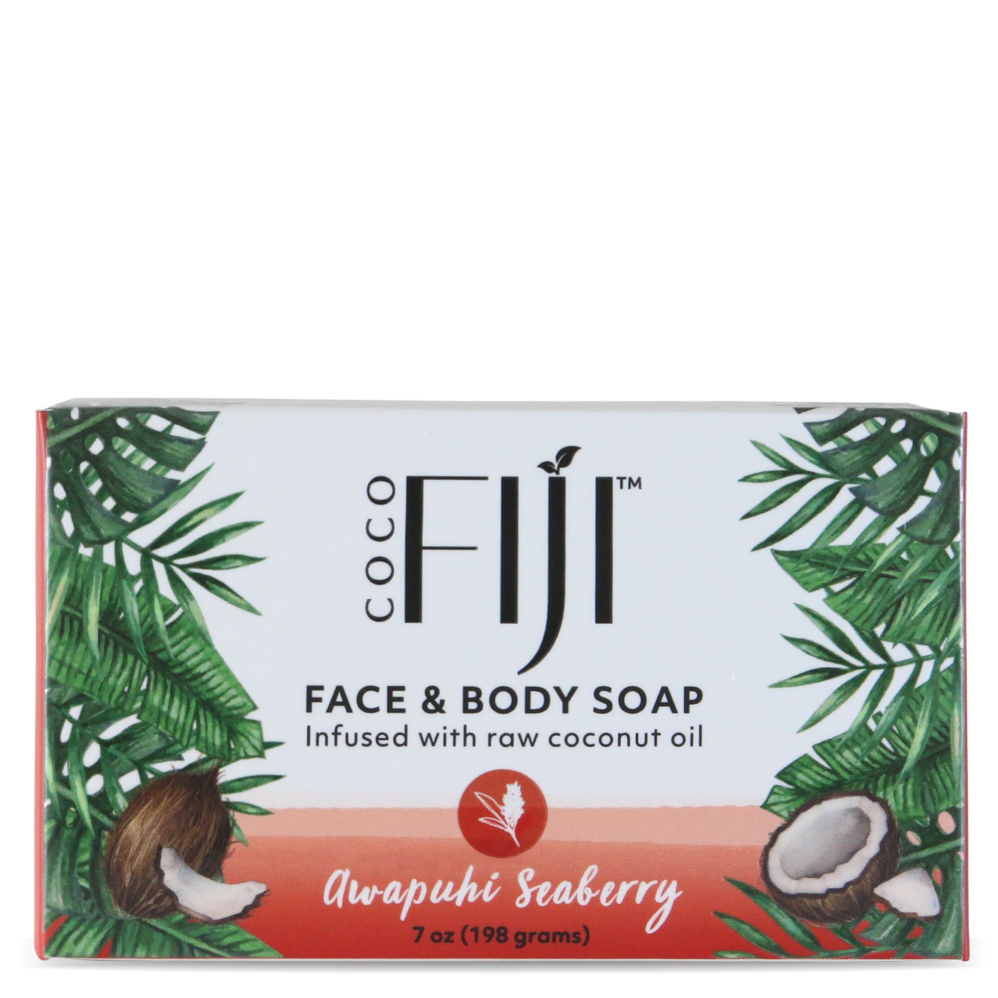 833884001159 Infused Face & Body Soap With Raw Coconut Oil, Awapuhi Seaberry