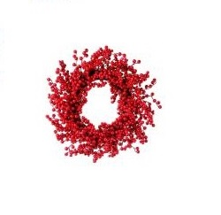 Mtx51989-red 24 In. Water Proof Gooseberry Wreath - Red