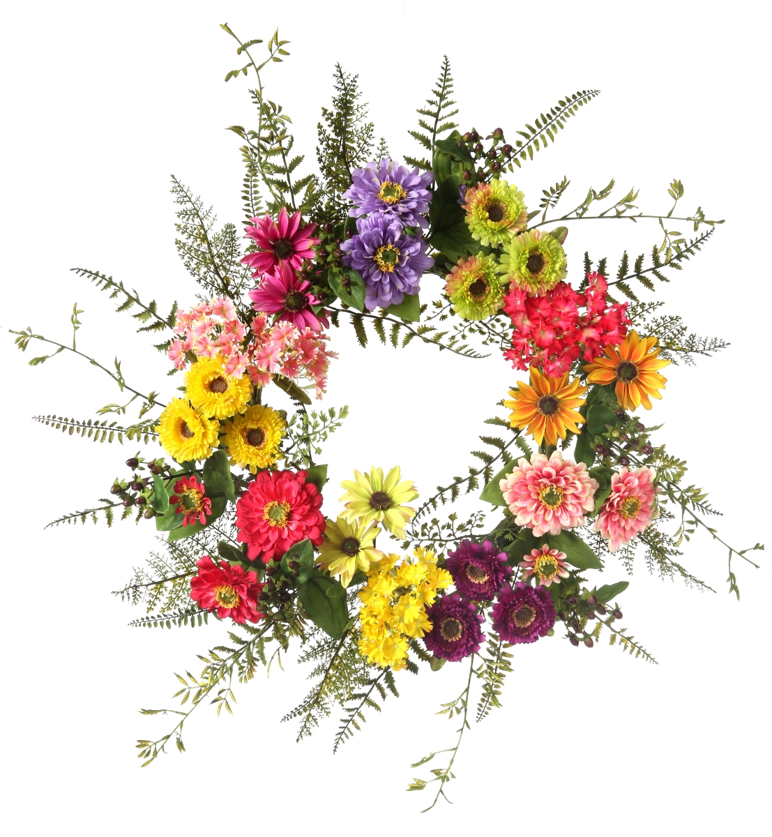 Mtf20461-mult 22 In. Spring Garden Wreath - Multicolor