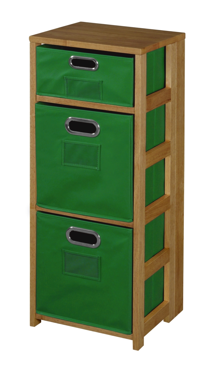 UPC 192357000090 product image for Niche FFSQ3412MOGN 34 in. Flip Flop Square Folding Bookcase with Folding Fabric  | upcitemdb.com
