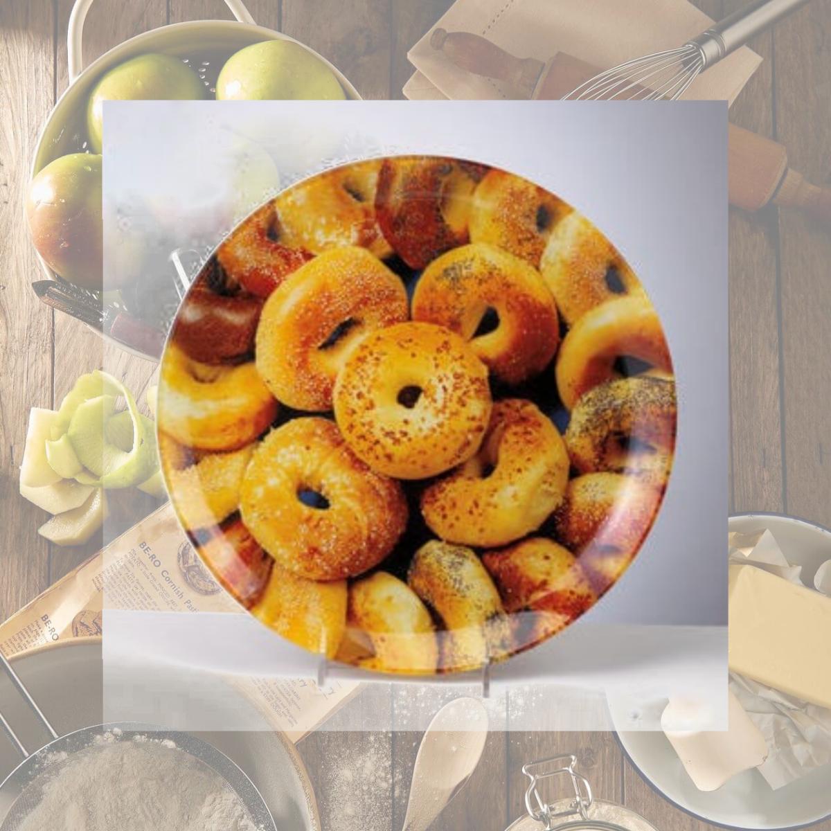 Picture of Rite Lite SBGL-2 12 in. Round Glass Bagel Plate - Pack Of 3