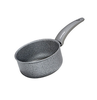6.75 In. 1.5 Qt Grey Stone Sauce Pan