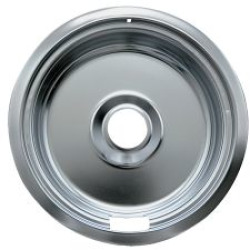 8 In. Chrome Drip Bowl, Large