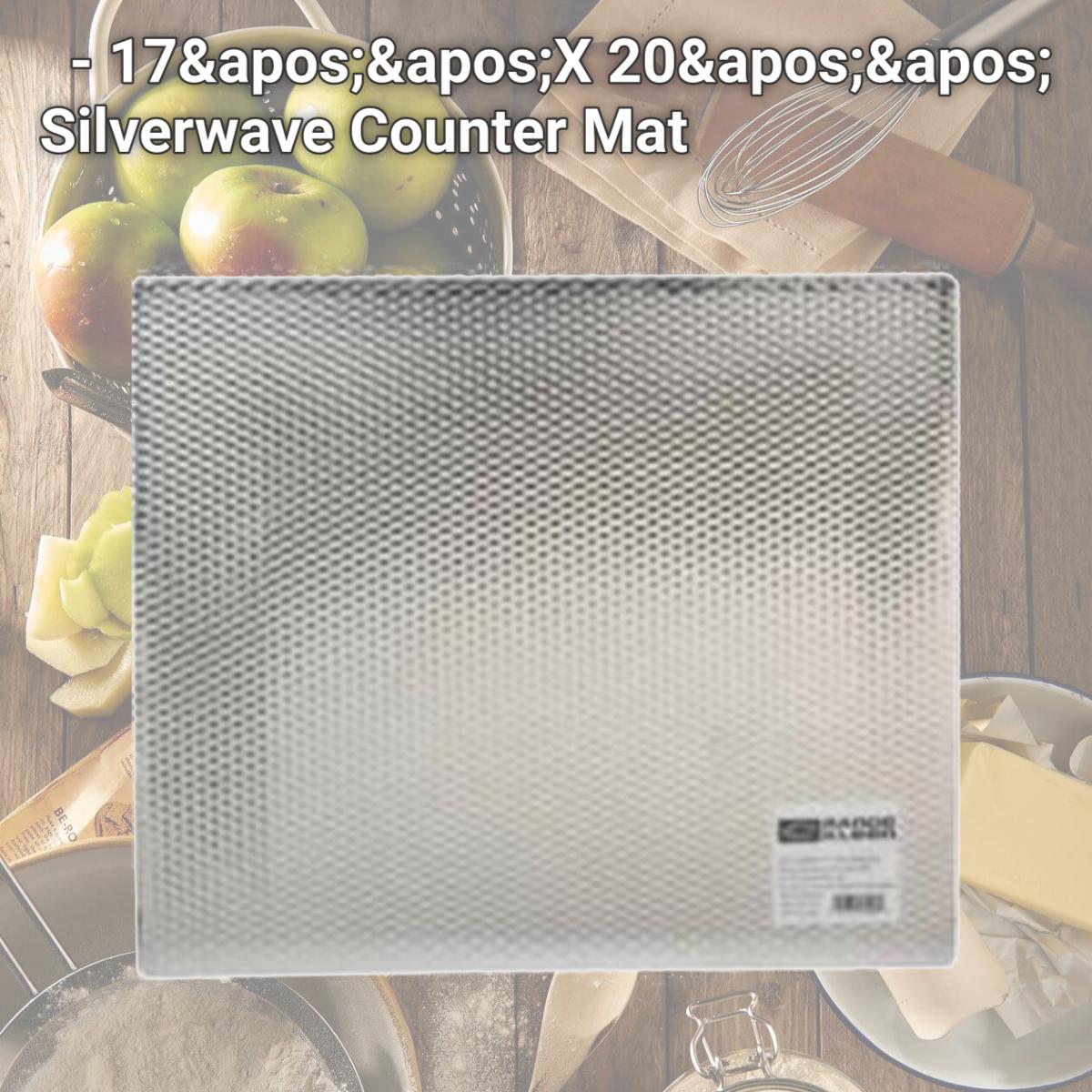 Picture of Range Kleen SM1720SWR Sm1720Swr- 17''X 20'' Silverwave Counter Mat