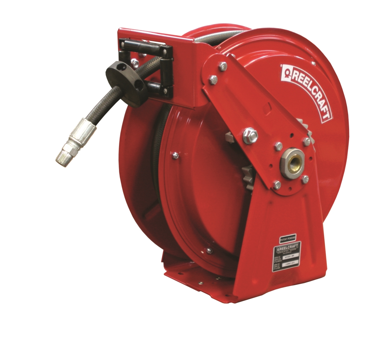 Dp7850 Omp 3250 Psi 0.5 In. X 50 Ft. Heavy Duty Compact Dual Pedestal Hose Reel