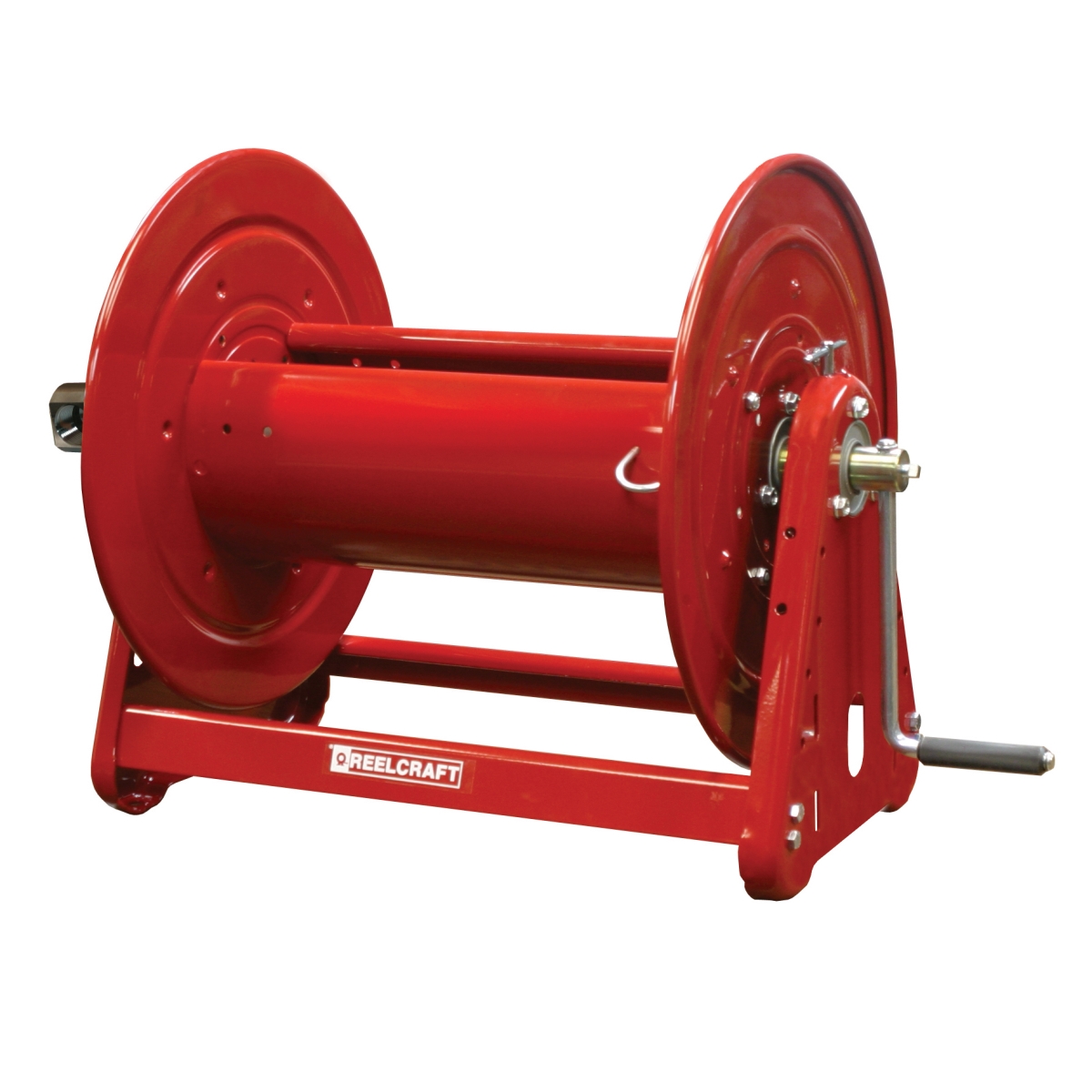 Cb37118 L 1 In. X 100 Ft. Heavy Duty 300 Psi Hand Crank Without Hose Reel, Red