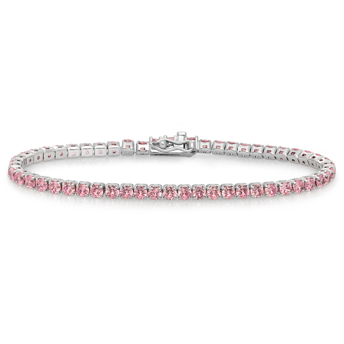 Rb01p 7 In. Pink Tennis Bracelet