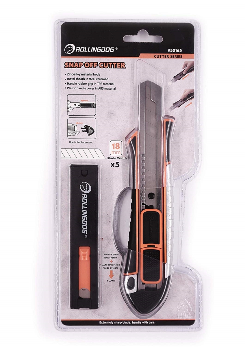 50165 Utility Knife With 5 Pack Blades