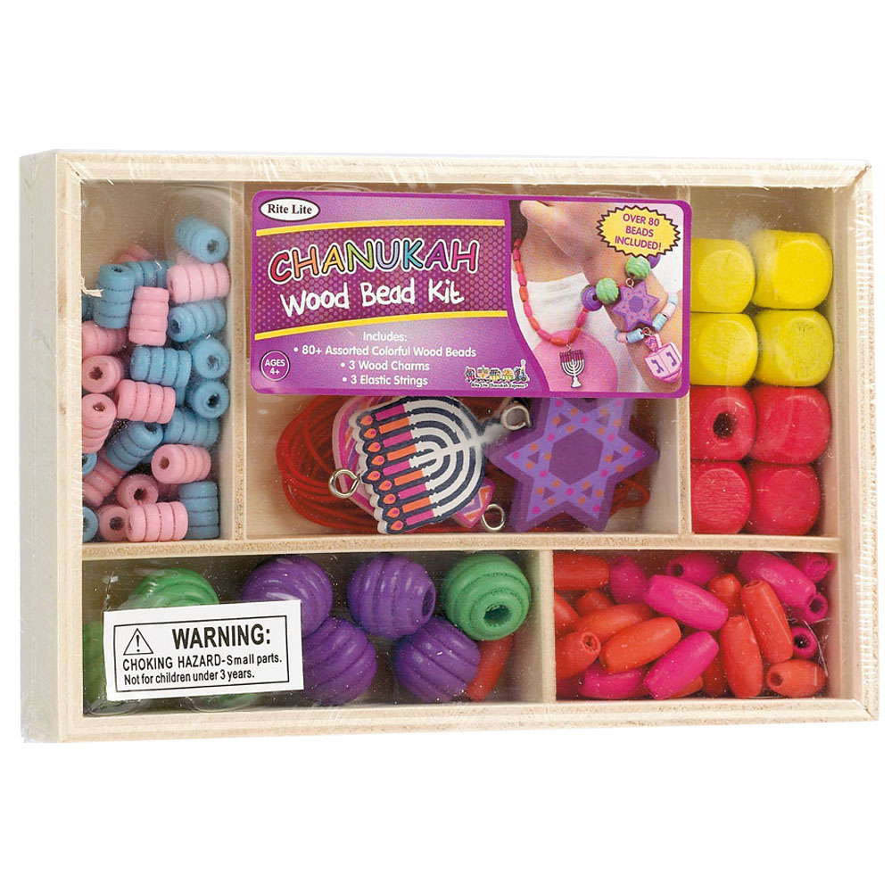 Tyk-bead Chanukah Wood Bead Kit, Gift Box